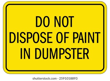 No dumping warning sign and labels