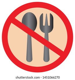 No Eat notification icon