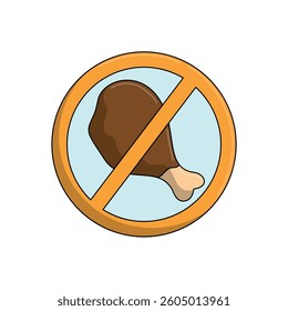No eating chicken element style