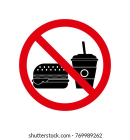 no eating icon vector