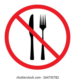 No Eating Sign