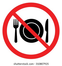 No Eating Sign,No Food Sign