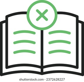 No Education icon vector image. Suitable for mobile application web application and print media.