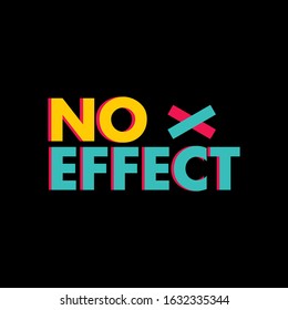 no effect typography. modern typographic style.