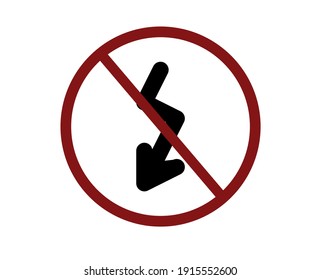 No electricity icon vector. Linear style sign for mobile concept and web design. No electricity symbol illustration. Pixel vector graphics - Vector