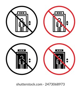 No Elevator Sign Ensure Safety and Compliance in Buildings