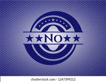 No emblem with jean texture