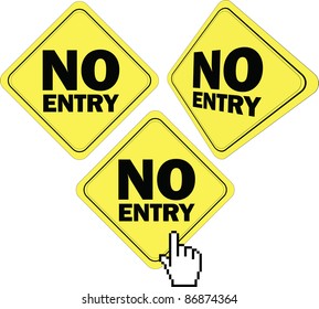 no entry