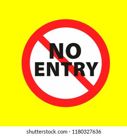 no entry caution warn symbol for public transport areas to do not do that. vector logo, sign, symbol