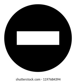 no entry icon