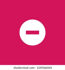no entry icon vector. no entry sign on pink background. no entry icon for web and app