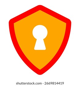 No hay icono de candado de entrada con un símbolo de candado.