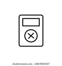 No hay logo de la entrada Vector de la señal