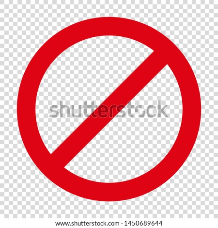 no entry restriction sign forbidding parking etc vector