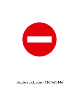 no entry sign