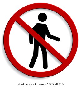 No entry sign 