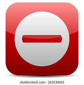 No Entry Sign Icon