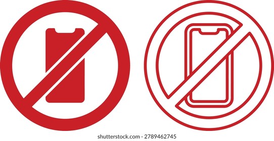 no entry sign icon with calendar folder and diagonal slash in red and white solid lines