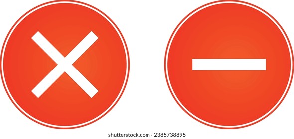 no entry sign on white