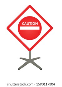 No entry sign. vector illustration
