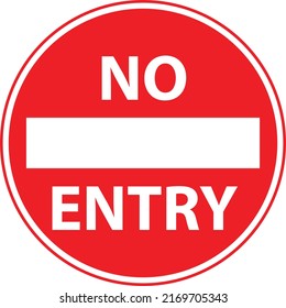 no entry traffic sign on white background. no entry road signs. no entry authorized personal only. flat style.