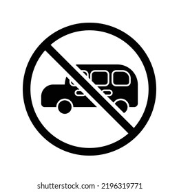 No Entry Vector Icon Illustration