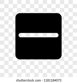 No entry vector icon isolated on transparent background, No entry logo concept