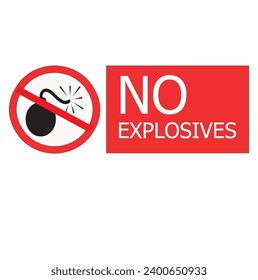 SIN EXPLOSIVOS, BOMBA EXPLOSIVA DE CUIDADO