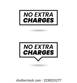 No hay cargos adicionales de diseño de texto de etiqueta de icono