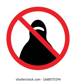 No Face Covering Allowed Icon 