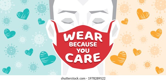No face mask No entry sign. Vector warning sign without a face mask no entry and keep a distance. COVID-19 caution front public places door plate. Print sticker. Put on a face mask before the entrance