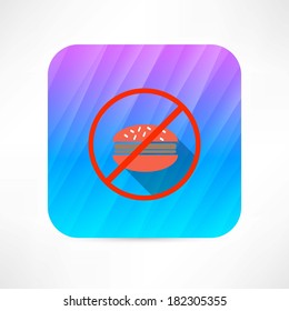 no fast food icon