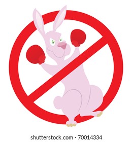 No fighting rabbits