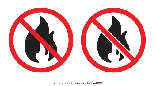 No fire icon, No flame symbol. No bonfire or campfire symbol sign