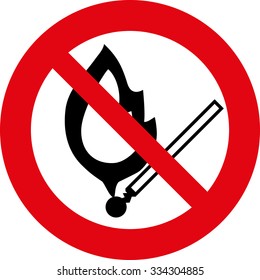 No fire
Safety signs.Red circle prohibition sign. Stop flat symbol. Vector.