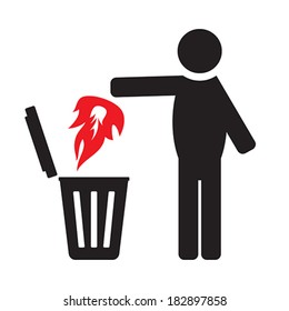 No fire sign