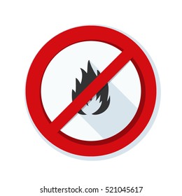 No fire sign