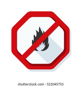 No fire sign