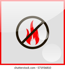 No Fire Sign.