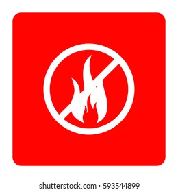 No Fire Sign.