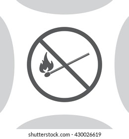 no fire sign icon