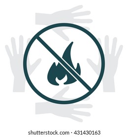 no fire sign icon