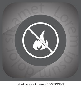 no fire sign icon
