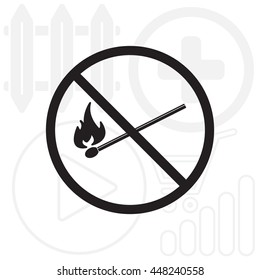 no fire sign icon