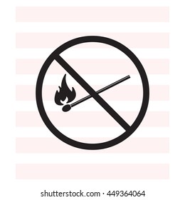 no fire sign icon