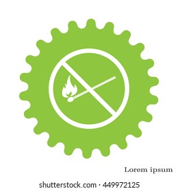 no fire sign icon