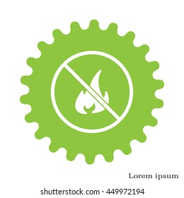 no fire sign icon