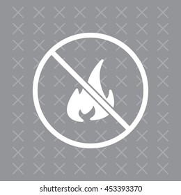 no fire sign icon