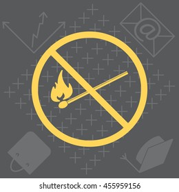 no fire sign icon