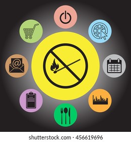 no fire sign icon